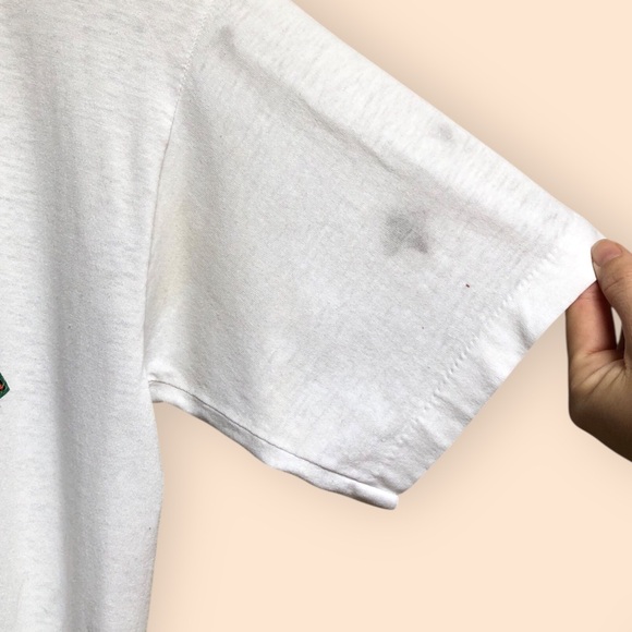 Vintage 70s 80s University of Miami Hurricanes T-shirt Soffe Shirts USA Adult L - Picture 9 of 13